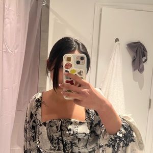 Urban Outfitters Patterned Corset